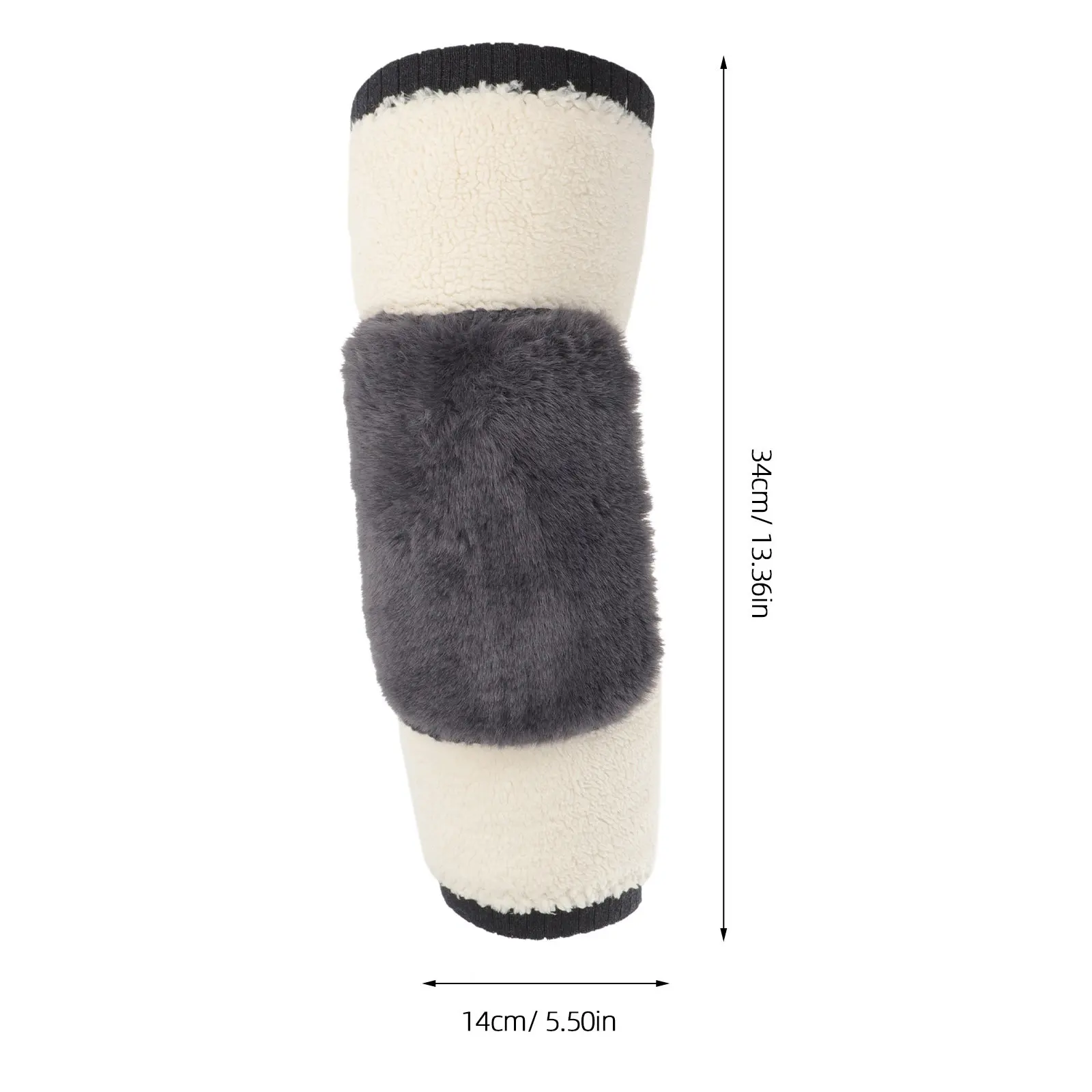 1Pair Warmers Thermal Knee Pads Thickened Full Wrap Covers Three-Layers Protective Warmers Outdoor Fitness Warm Fleece Lining