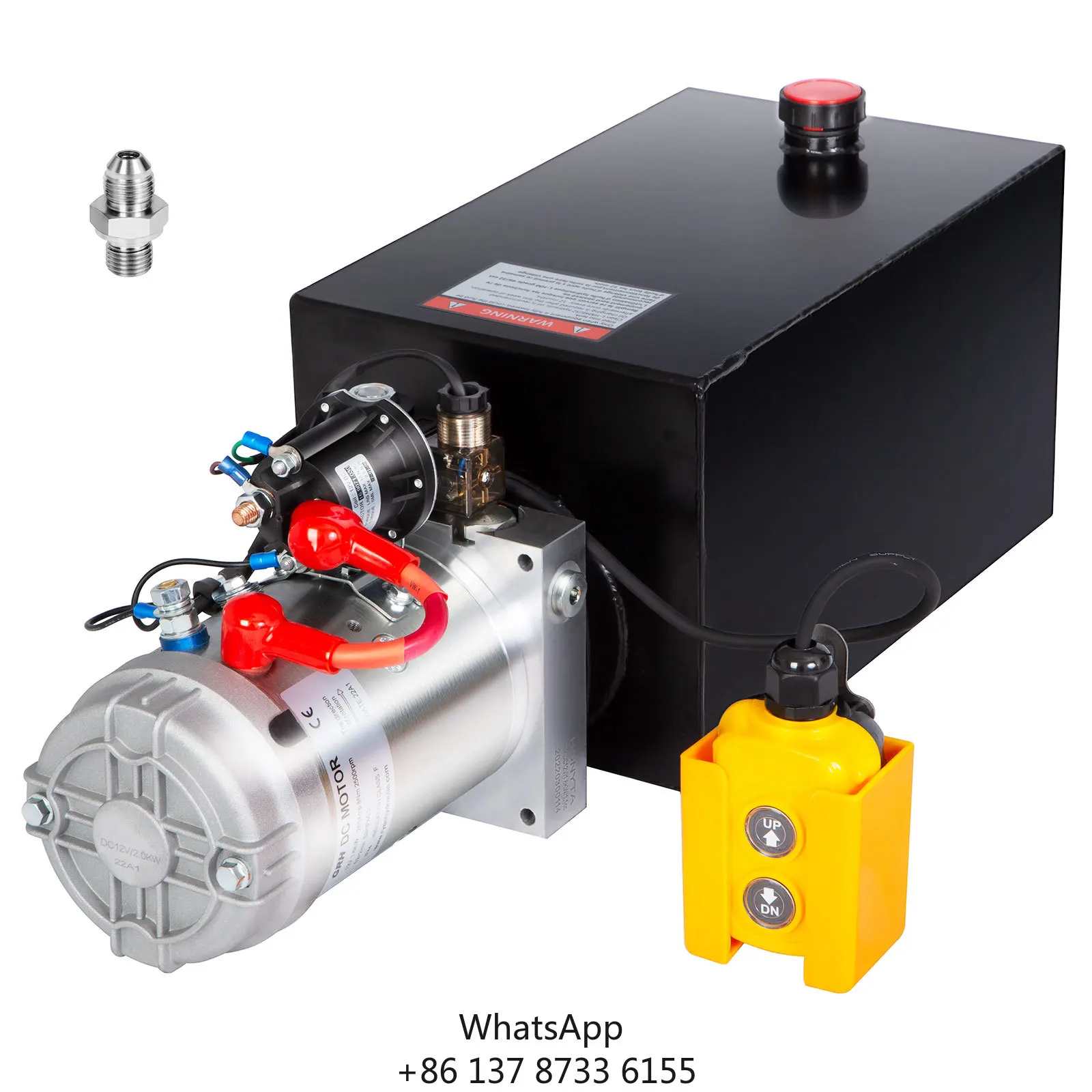 10 Quart High Quality Hydraulic Power Unit Factory DC 12V 10 Quart Plastic Hydraulic Power Unit