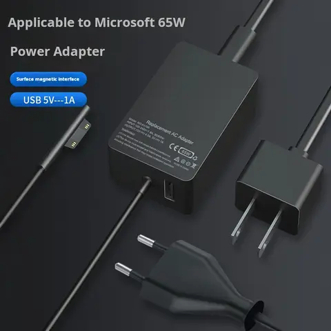 65W 15V 4A Power Adapter For Microsoft Surface Pro4/5/6/7/8/9 Laptop1/2/3/4 Go1/2/3 BooK Charger For 1866 1867 1706 1800 1796
