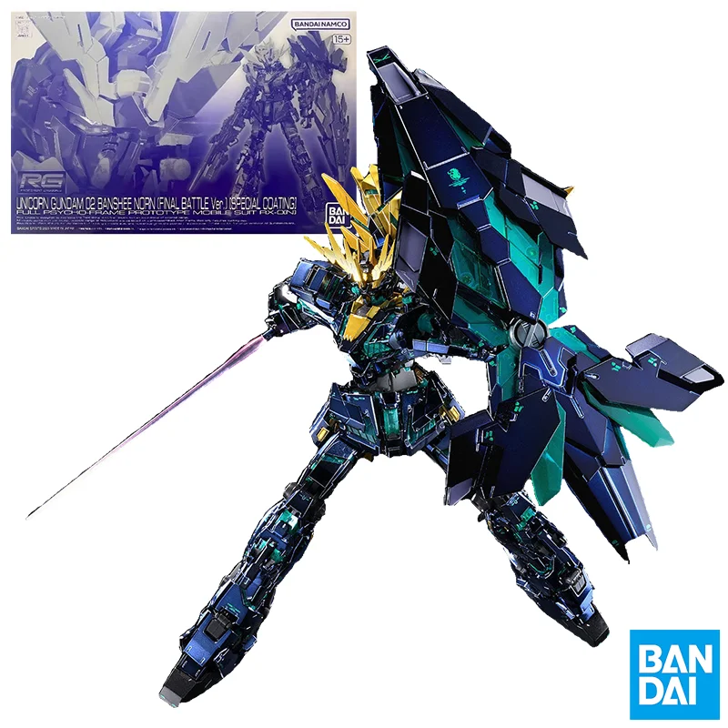 Bandai PB RG 1/144 RX-0[N] UNICORN GUNDAM 02 BANSHEE NORN (FINAL BATTLR Ver. ) [RODAMIENTO ESPECIAL] Juguetes de modelos de ensamblaje de figuras de acción