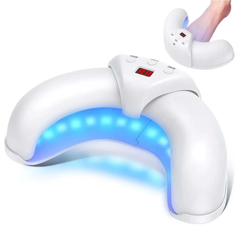 

UV LED Nail Lamp Foldable Nail Fast Dryer for Gel Polish with Display Screen Nail Curing Lamp for Fingernail Toenail