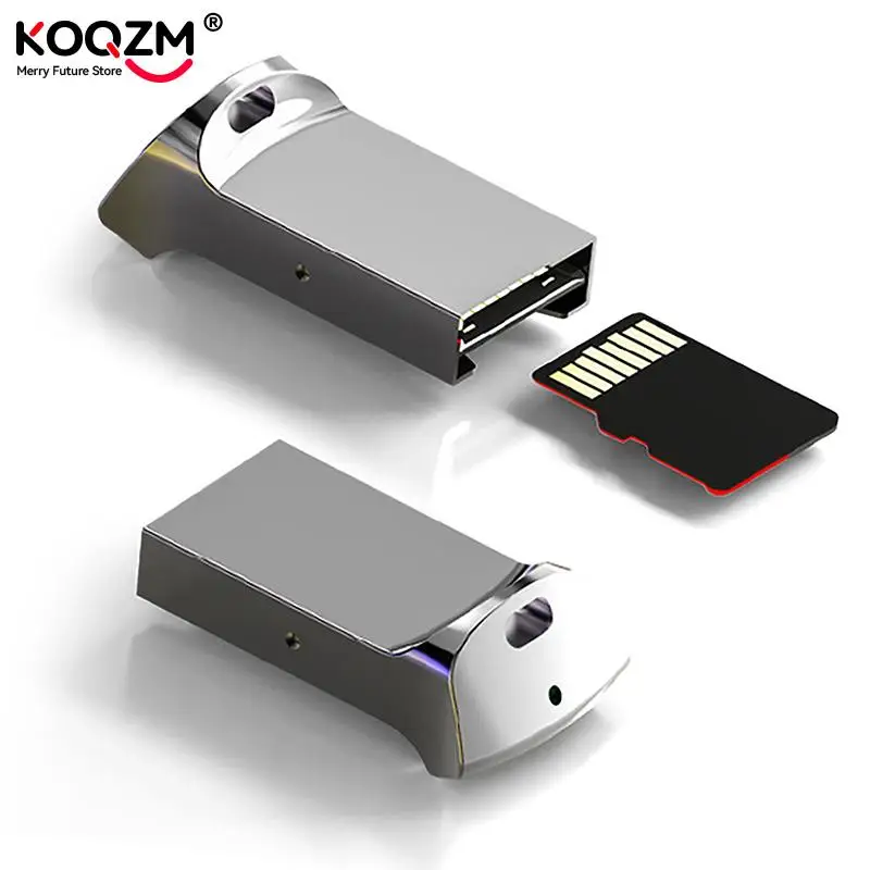 Mini Usb 2.0 Memory Card Reader Adapter For TF Micro SD Pc Computer Laptop Aluminum Memory Card Card Reader Adapter Usb Sd Card