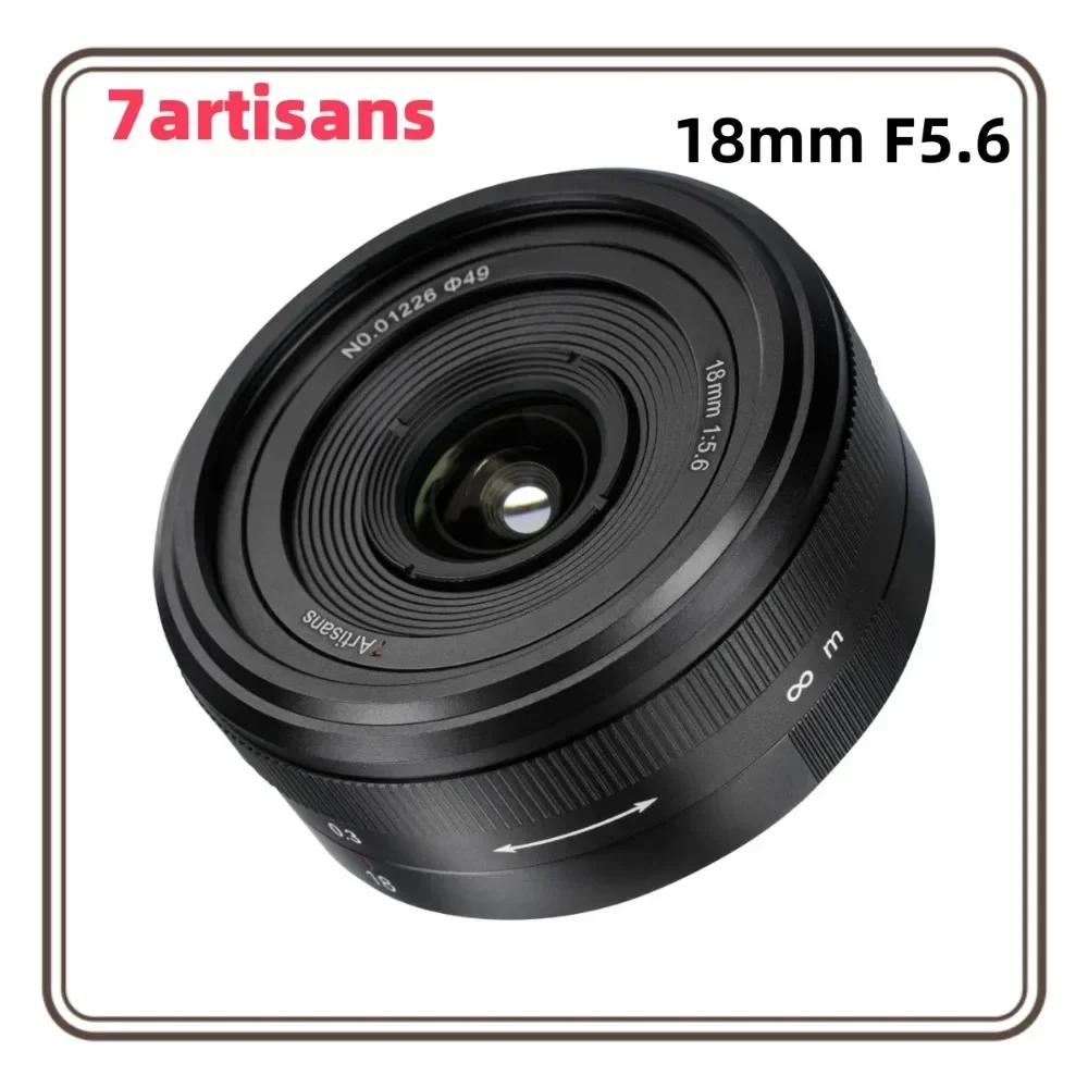 7artisans 18mm F5.6 Tam Çerçeve Ultra Geniş Açı Lens Gözleme Lensi Nikon Z Sony E L Dağı Kameralar Aynasız Kameralar