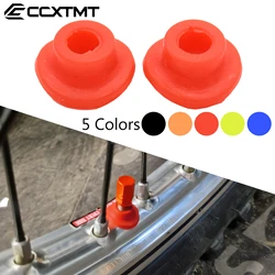 Motorcycle Silicone Air Valve Dust Mud Guards Mouth Washers Seal Gasket For ATV UTV Dirt Bike Suzuki Yamaha Honda KTM Universal