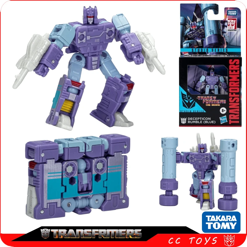 

В наличии Takara Tomy Transformer Toy Studio Series 86Core Level Rumble (синий) Экшн-фигурка робот Коллекционная детская игрушка