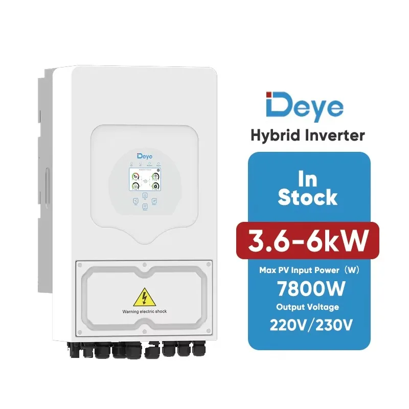 8kw 10kw 12kw Deye Hybrid مرحلة واحدة العاكس للطاقة الشمسية SUN-3K-SG04LP1