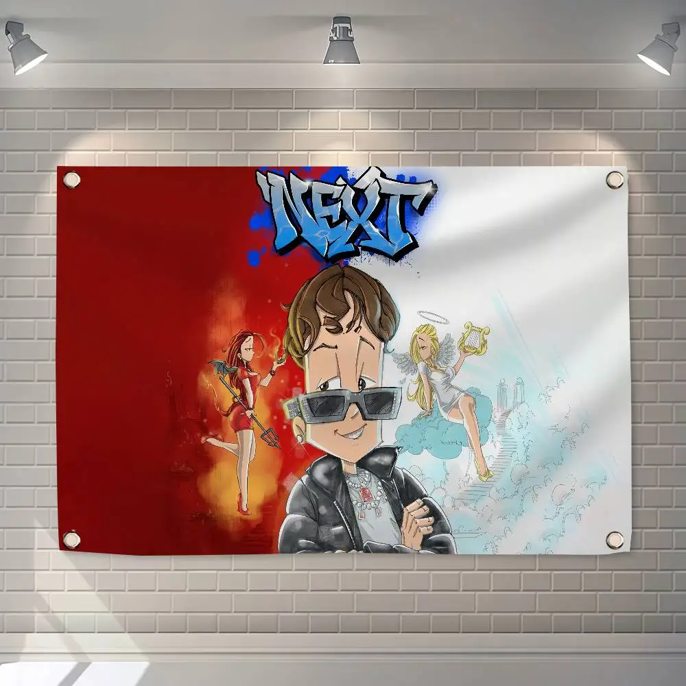 Rapper X-Xavi DOSIS NEXT  Flag Decoration Outdoor Picnic Party Home Camping Party Art Hanging Banner