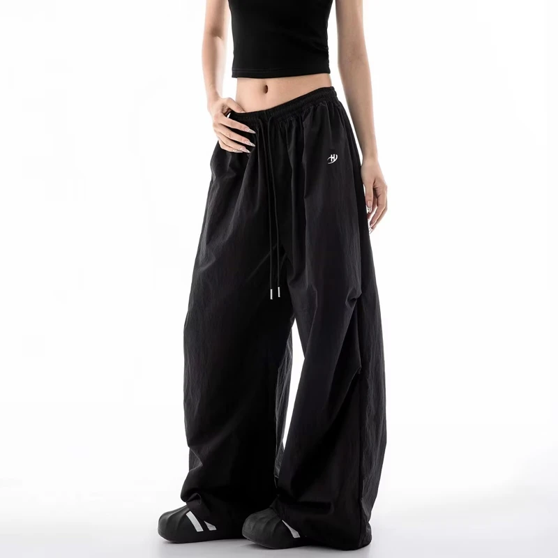 

American Cargo Pants Men Loose Casual Jazz Dance Pants Women's Trousers Wide Leg Casual Floor Length Loose Fit y2k Trousers