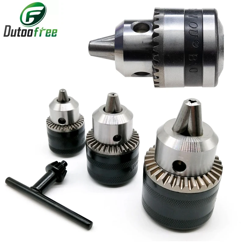 

0.6-6mm 1.5-10mm 3-16mm Converter Key Drill Chuck Thread Quick Change Adapter B10 B12 B16 B18 Drill Chuck Bit Connecting Rod Hex