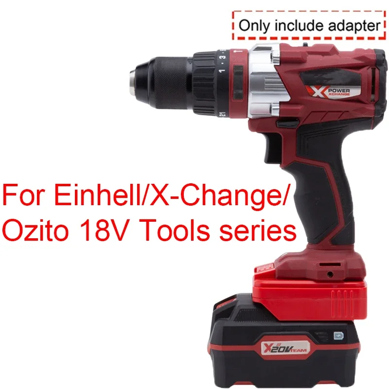 Adapter for Einhell X-Change/OZITO 18V Li-ion tool convert to Lidl Parkside X20V Li-ion battery adapter power tool accessories