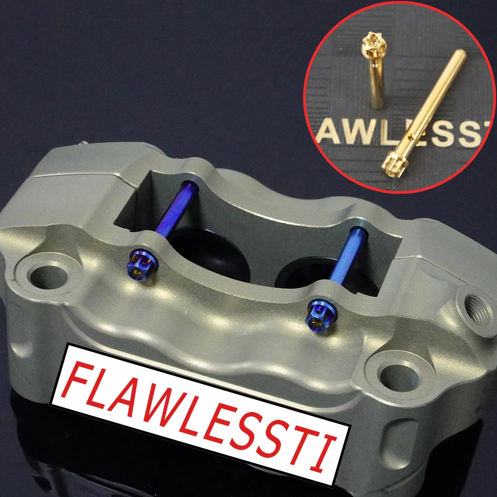 

FLAWLESSTI Radial Brake Caliper Gr5 Titanium Pin For Brembo HPK GP4-RB