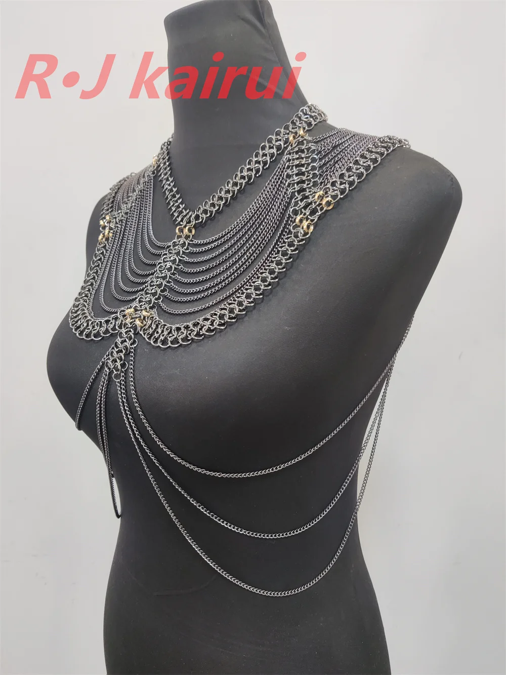 New Style Fashion Women Silver Plated Chains Unique Harness \