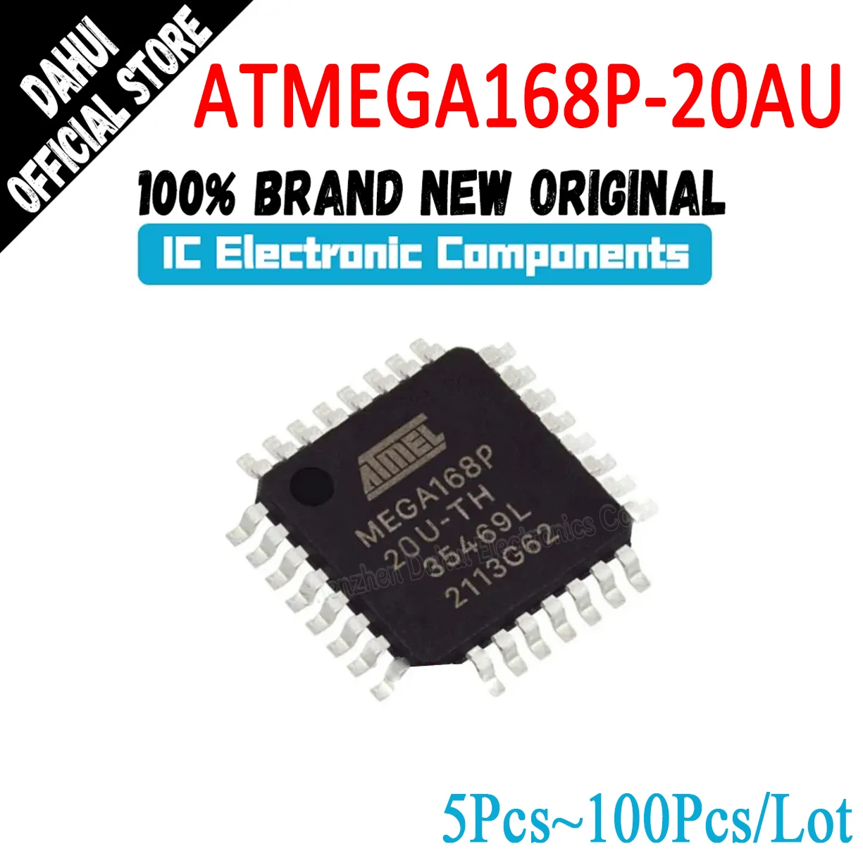 

ATMEGA168P-20AU ATMEGA168P-20 ATMEGA168P ATMEGA168 ATMEGA IC MCU Chip TQFP-32 In Stock 100% Brand New Origin