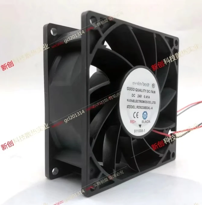 RD9238B24L-S ยี่ห้อใหม่ RUNDA 24V 0.41A 9 ซม.9238 แปลงความถี่พัดลม
