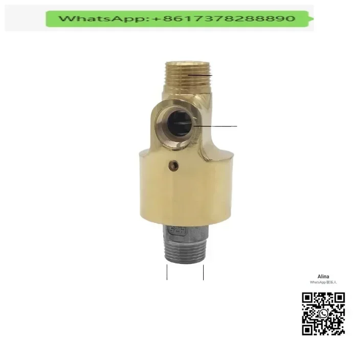 HS50 DN50 2 inch 2'' cooling water copper  two-way joint swivel joint rotary joint rotary union HS rotating connector