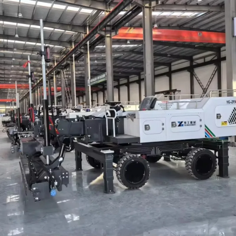 Professional Automatic Concrete Laser Screed Machine For Large Area Floor Leveling With High Precision Laser System Customized