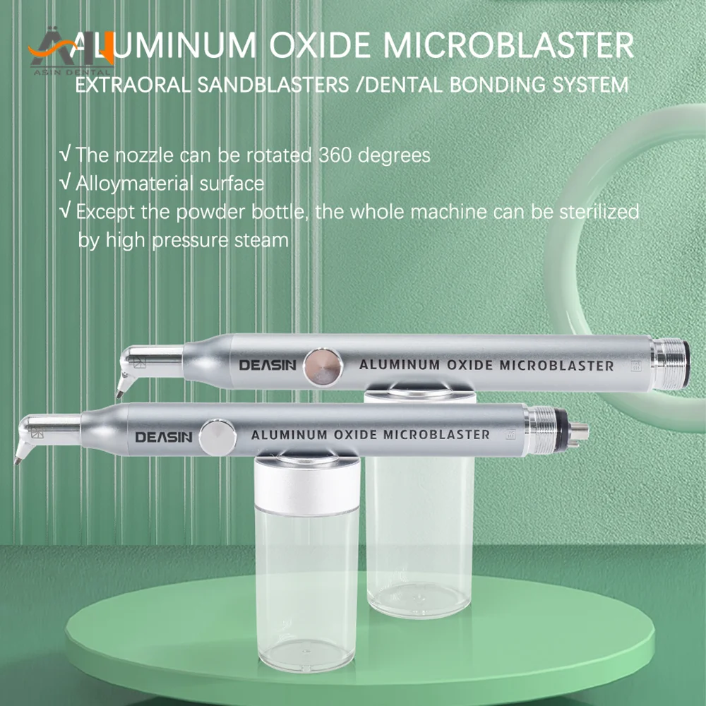 Dental Aluminum Oxide Micro Blaster with Water Spray Microetcher Alumina Sandblasting Gun Teeth Roughening& Whitening Tools