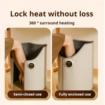 Winter Foot Warmer Office Desk Heater Solid Color Temperature Adjustable Heating Pad…