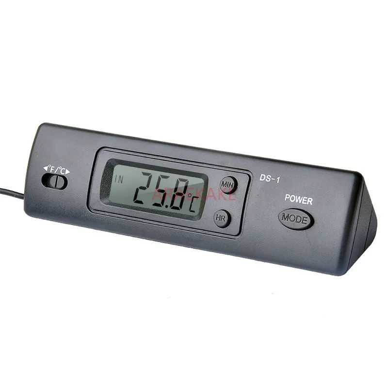 New DS-1 Electronic Refrigerator Aquarium Thermometer New Fish Tank Thermometer  with Waterproof Probe 1 meter Line Length