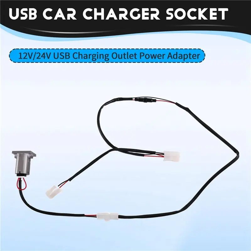 Reliable-USB Car Socket 12V/24V USB Charging Outlet Power Adapter PD Type C For Ford Focus 2 2004-2010 Mk2 Accessories