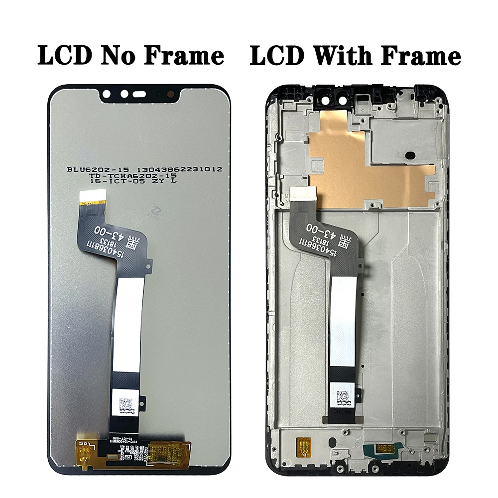 6.26“Display for Xiaomi Redmi Note 6 Pro 6 pro LCD Touch Screen Digitizer LCD For Redmi Note6 Pro M1806E7TG M1806E7TG M1806E7T