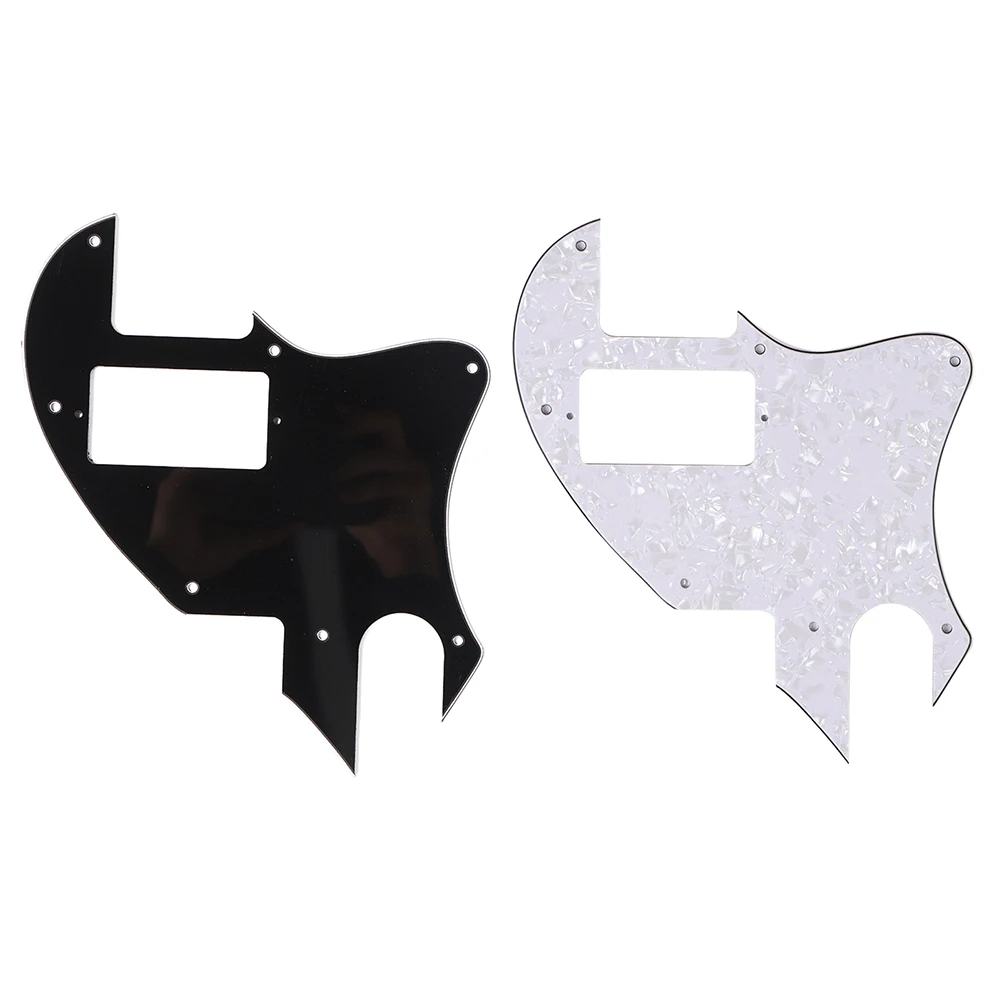 Pelindung Pickguard Gitar Elektrik Pengganti Pelat Goresan 7 Lubang Humbucker Pickguard Gitar TL Pelindung Pick Gitar untuk Gitar TL P90