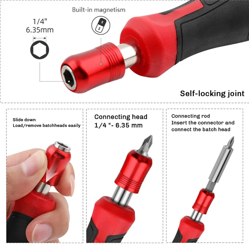 

ABRW-1/4Inch Screwdriver Bit Handle Multi-Function Screwdriver Set Screwdriver Drill Wrench Tool