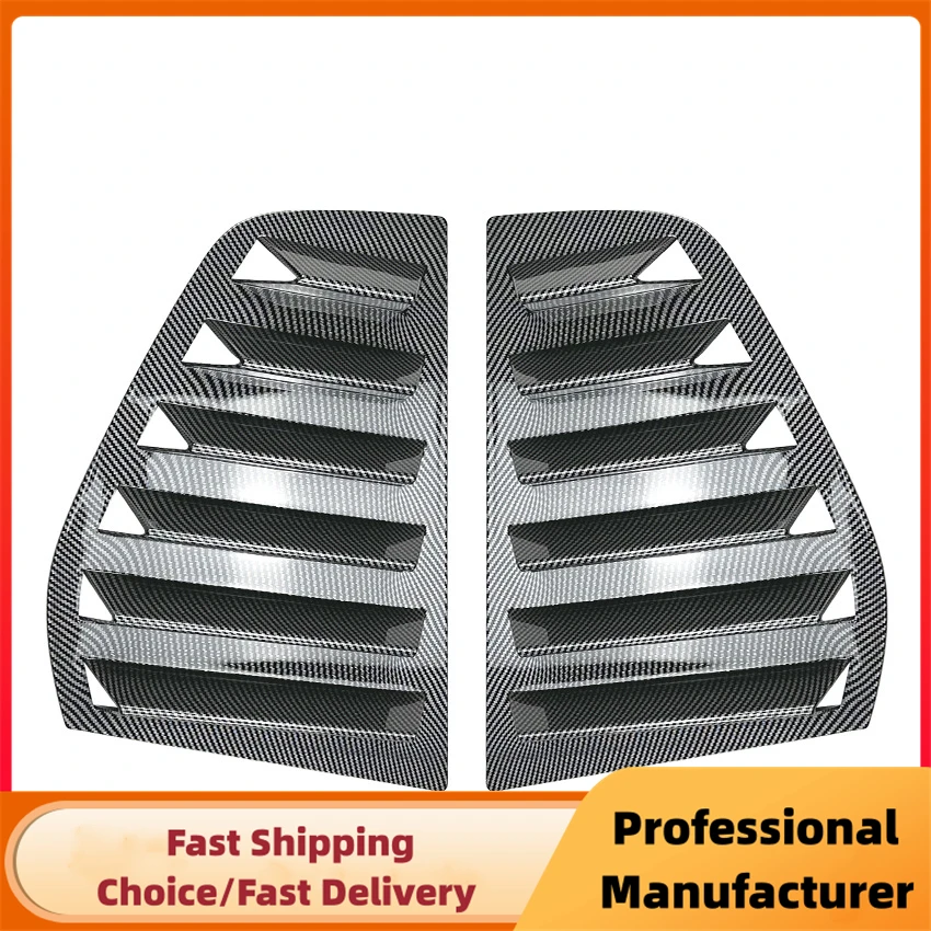 Paar Achterzijde Raambekleding Spoiler Voor Vw Golf 5 Golf 6 Golf 7 MK5 MK6 MK7 MK7.5 2003-2020 Venster Sluiter Cover Louvre Ventilatieopeningen