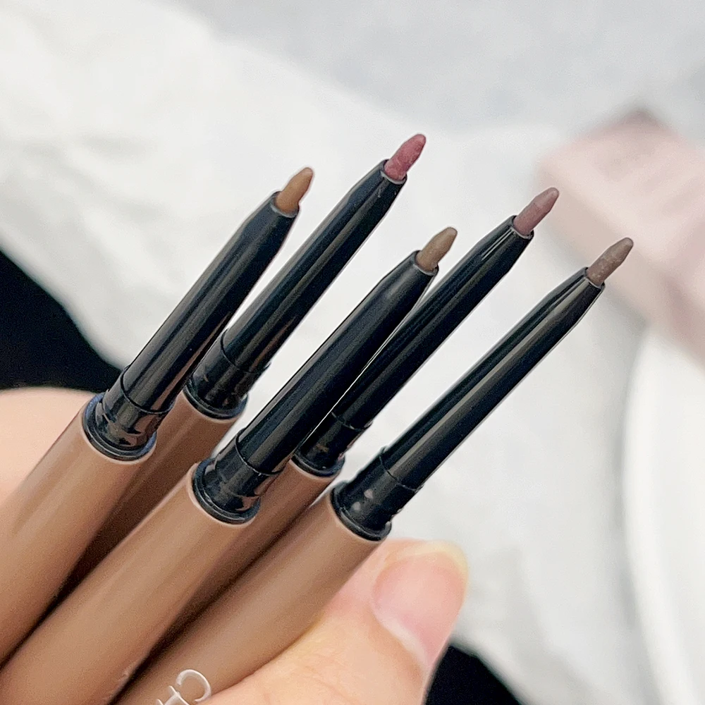 Waterproof Eyebrow Pencil Easy To Color Sweat-proof Eye Brow Pen Ultra Fine Eyebrow Pen with Trimmer Razor Eyes Makeup Cosmetics