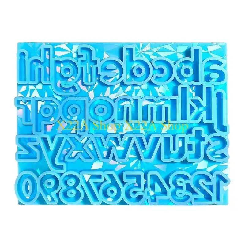 Unique Holographics Silicone Alphabets Mold For Resin Craft Supplies Jewelry Making