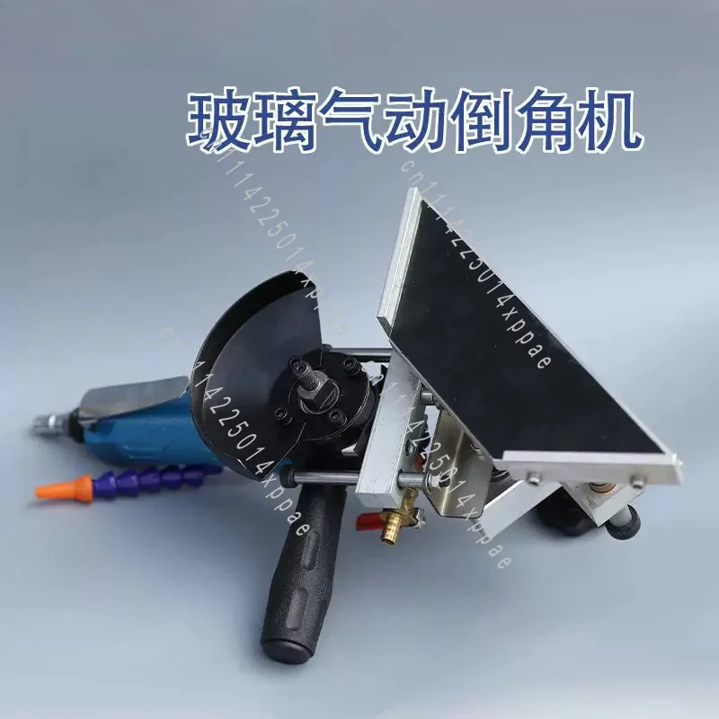Glass Stone Edging Tool Pneumatic Chamfering Machine Manual Glass Edging Machine