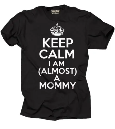 Future Mommy Baby announcement Mother T-shirt Future mom Keep calm tee shirt