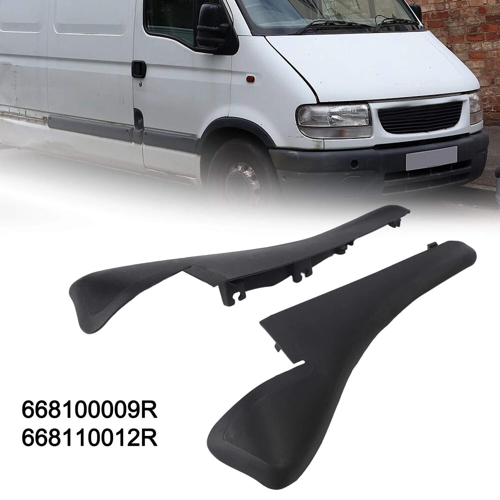 37-13-35cm-ウィンドシールドサイドストリップ-耐摩耗性素材-oem番号-668100009r-oem番号-668110012r-ヴォクソール-モバノ用