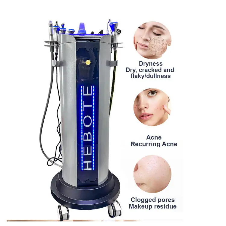 Deep Clean Face Lifting Machine 9 in 1 Skin Care Big Bubble Skin Care Device Dermabrasion Accelerate Metabolism Beauty Equipment