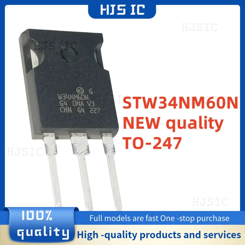 5PCS-10PCS New 100% quality STW34NM60N 34NM60N W34NM60N Field Effect MOSFET 29A 600V TO-247 transistors electrónica electronics