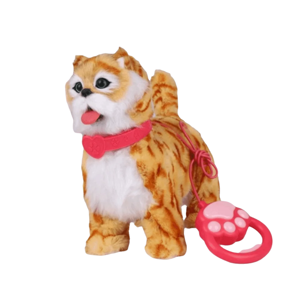 

Интерактивная игрушка для собак с сенсорным управлением, реалистичными звуками и функцией имитации голоса, а также игрушка для кошек с движением лизания и функцией ходьбы для мальчиков и девочек