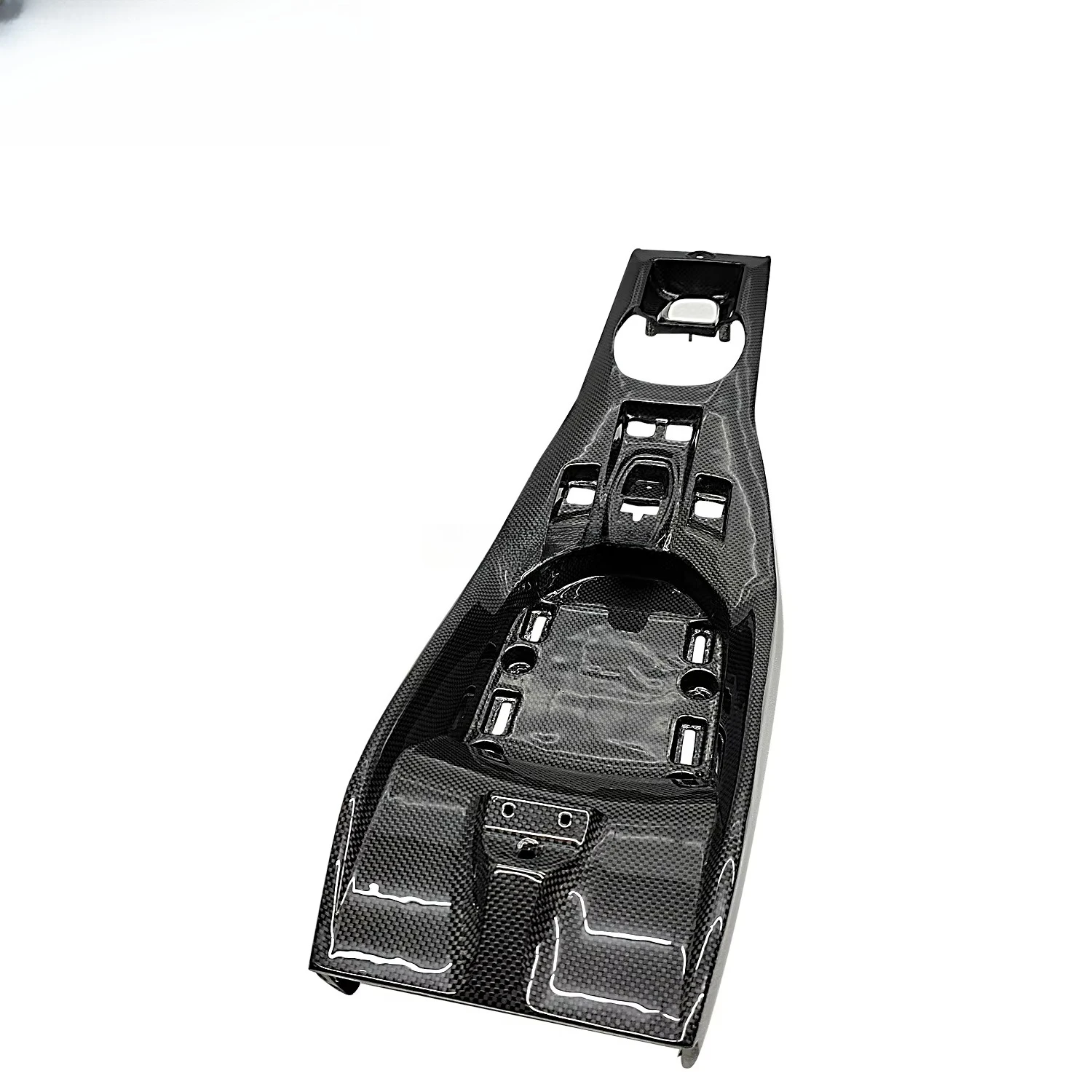 Full Dry Carbon Fiber Center Console Base Panel Replacement for 2017-2020 812 Superfast-17carbon Business/Luxury