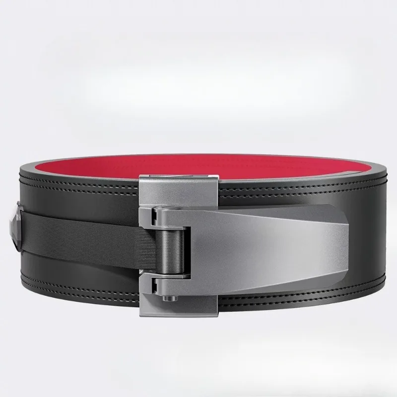 Gym Belt 13mm Lever Fitness Back Waist Weightlifting Weight Leather Lifting Powerlifting Belts For Men