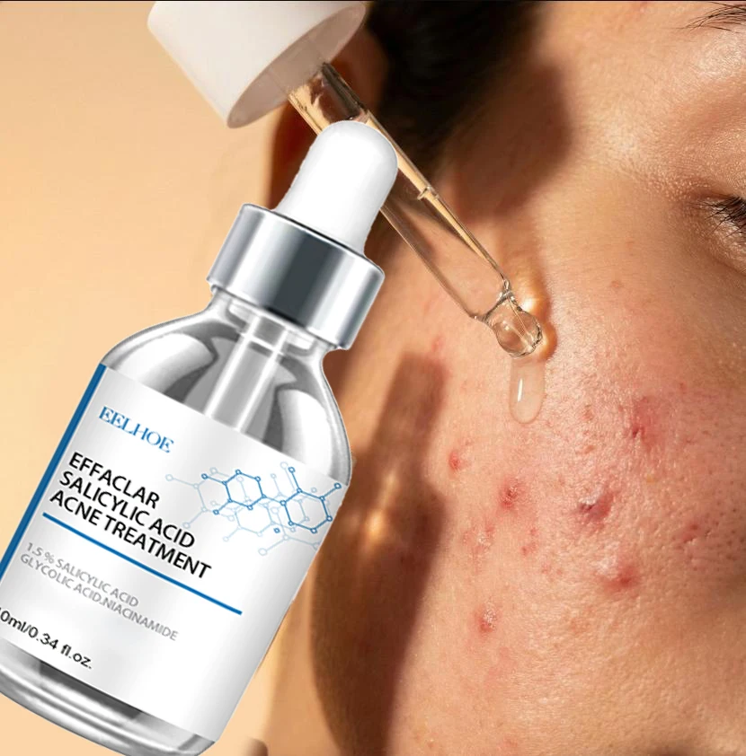 2026 Salicylic Acid  Solution Essence Shrink pores and Acne Spot Removing Shrink Pores Oil-Control Brighten Face Skin Makeup