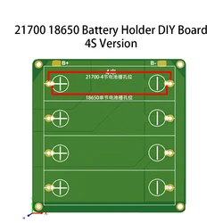 18650 21700 gniazdo baterii PCB 1S 2S 4S 2P 20A baterie schowek na okulary pudełko płytka drukowana do banku elektrycznego/Power DIY