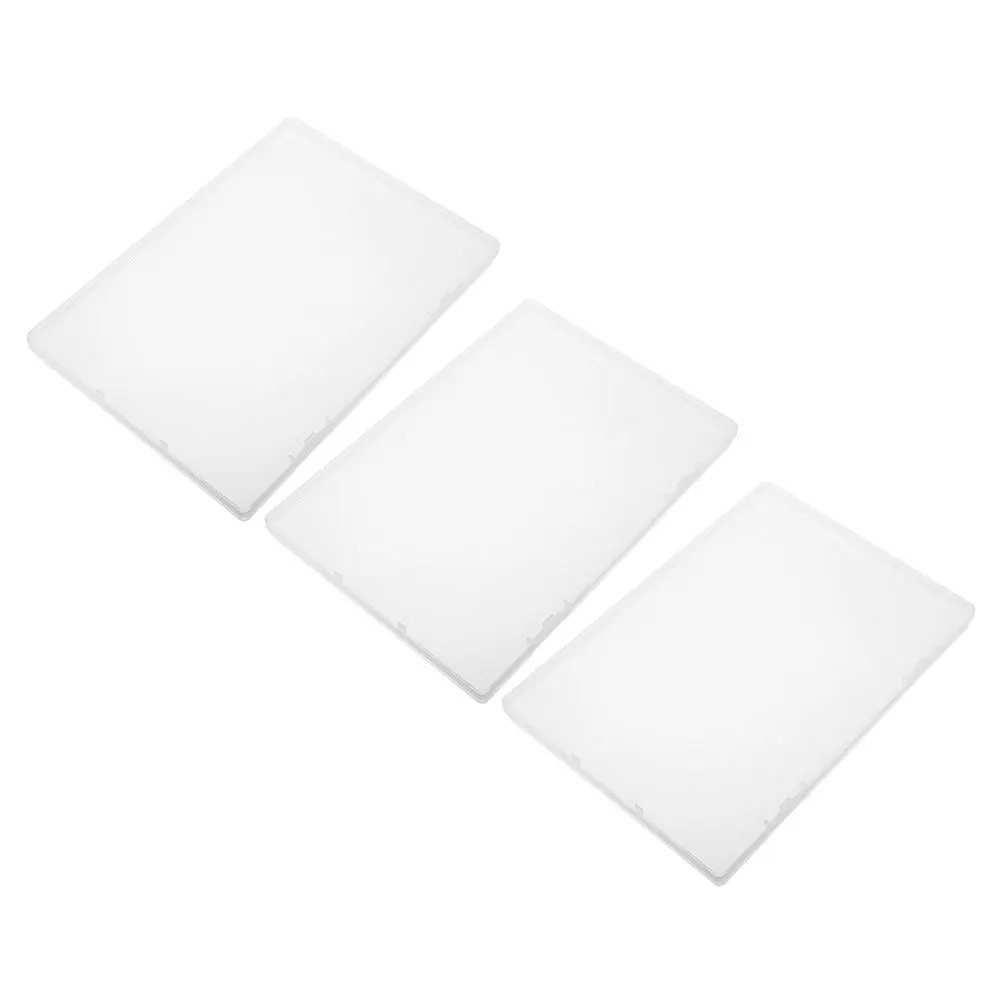 

3Pcs Clear Birth Certificate Organizer Box Waterproof Paper Storage Bins for Vital Documents Compact File Container Travel