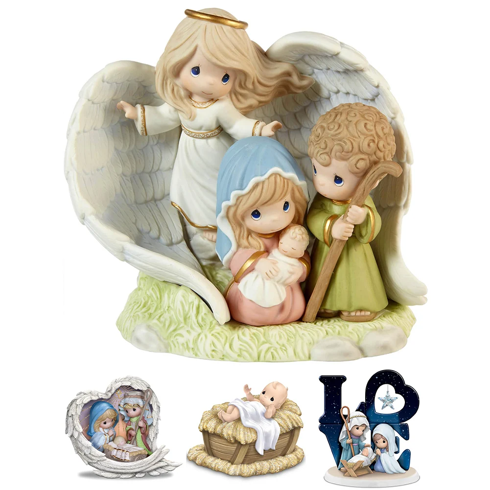 30*30CM 5D DIY Jesus Precious Moments Doll Full Round Drill Diamond Painting Kit Home Decoraion Art Craft Mosaic Painting