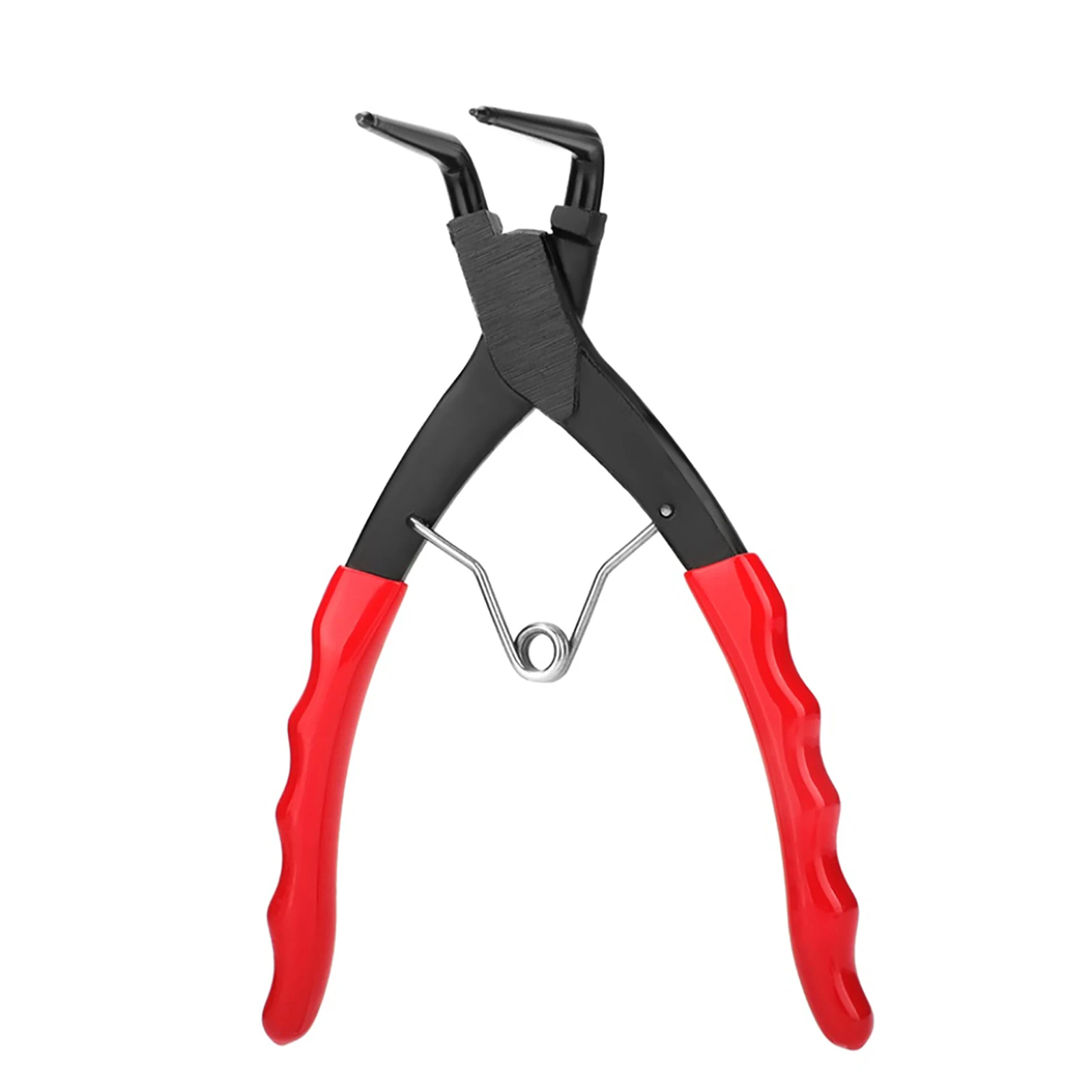 Heavy-duty Cylinder Snap Ring Pliers Internal Ring Remover Retaining Circlip Pliers 90 Degrees Bending Pliers Long Nose