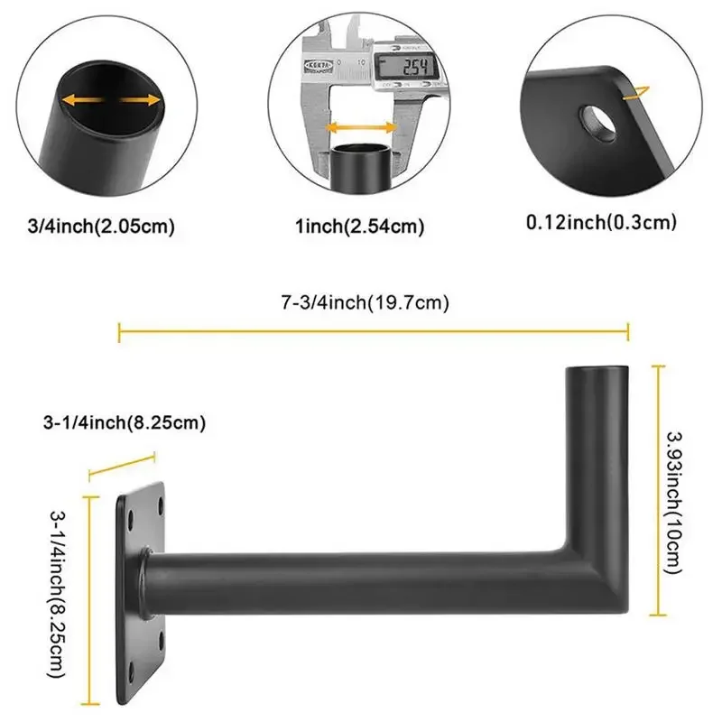 Steel Farmhouse Weather Vane Roof Mount Wind Indicator Direction Mounting Brackets Weathervane Brackets
