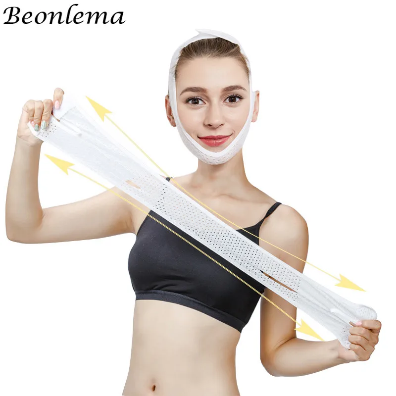 

Breathebale Face V Shaper Facial Slimming Bandage Anti Wrinkle Reduce Double Chin Cheek Lift Up V-Line Shaping Face Care Tools