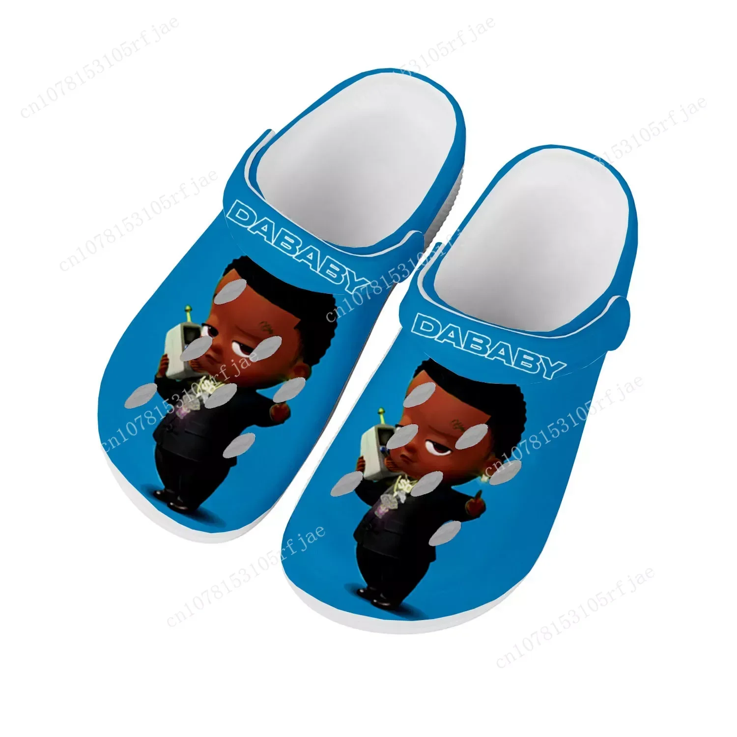 

DaBaby Rapper Music Pop Blue Home Clogs Custom Water Shoes Mens Womens Teenager Shoe Garden Clog Breathable Beach Hole Slippers