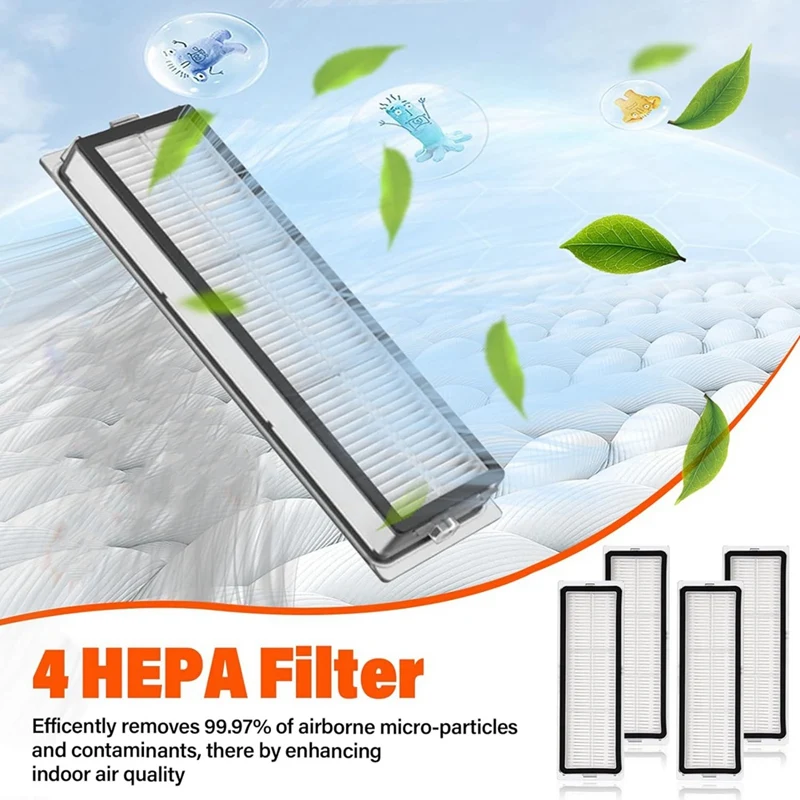 For Dreame L10s Ultra/L10 Ultra/L10s Ultra/Dreame L10S/S10/S10pro/Xiaomi X10 Vacuum Cleaner Main Side Brush Filter Parts