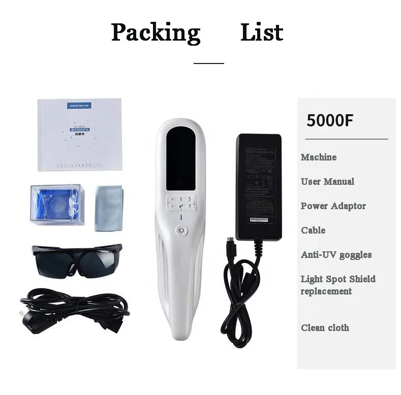 Factory Supply Kernel KN-5000F Excimer Laser Vitiligo Lamp Excimer Laser Machine for Vitiligo Psoriasis Treatment image 5