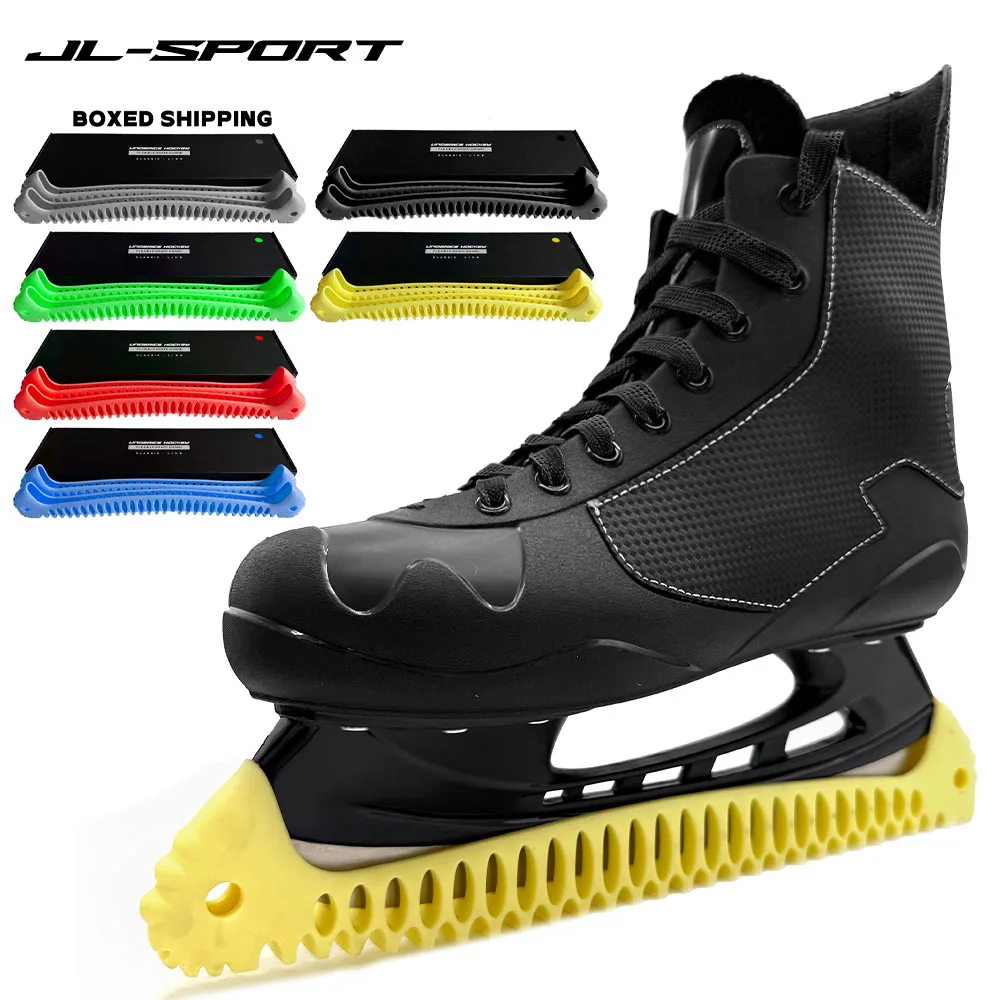 1 Pair Ice Skating Figure Skate Blade Cover Scalable Walkable Adjustable Protective Prevent Puncture Ice Skating Blade Cover