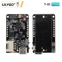 LILYGO® TTGO T-OI Plus ESP32-C3 RISC-V MCU Wireless Module Development Circuits Board Wi-Fi Bluetooth With 16340 Battery Holder